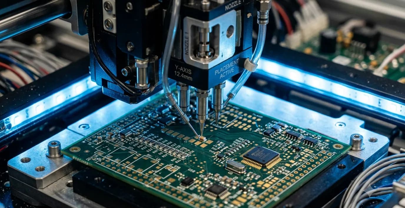 A printed circuit board assembled by ECI Vision